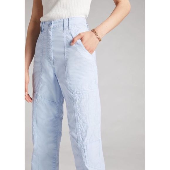Anthropologie Pants - Anthropologie Maeve Tapered High-Waisted Iris Blue Pants Size 2